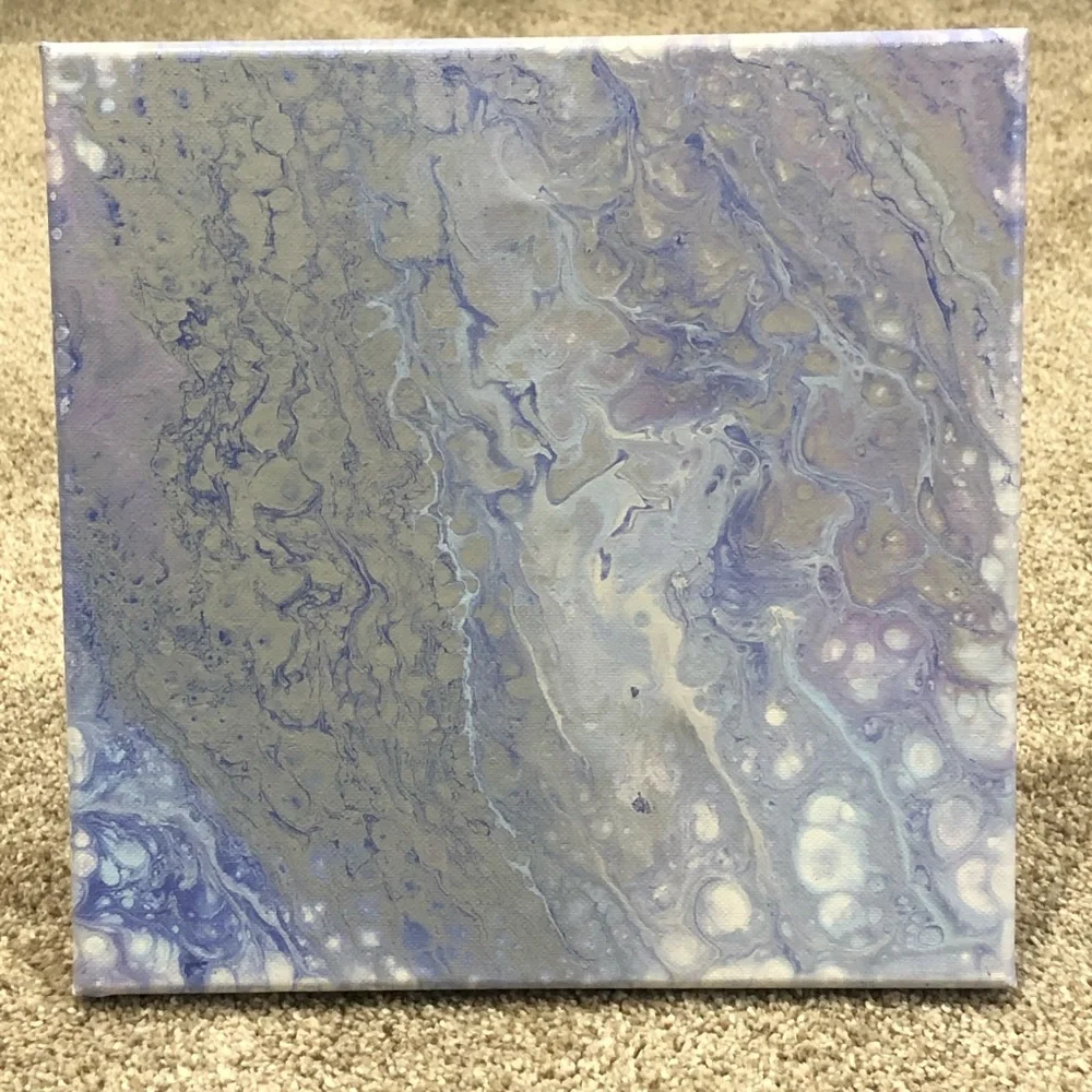 Abstract Acrylic Pour Canvas Art